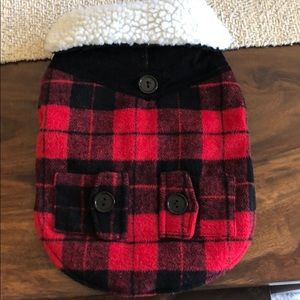 Gently used plaid coat